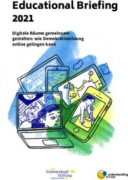 Educational Briefing 2021 - Digitale R&auml;ume gemeinsam gestalten: wie Demokratiebildung online gelingen kann - Schwarzkopf-Stiftung