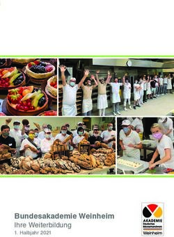 Bundesakademie Weinheim - Ihre Weiterbildung 1. Halbjahr 2021