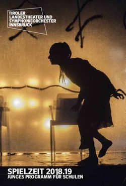 Spielzeit 2018.19 junges programm f&uuml;r schulen - Tiroler Landestheater