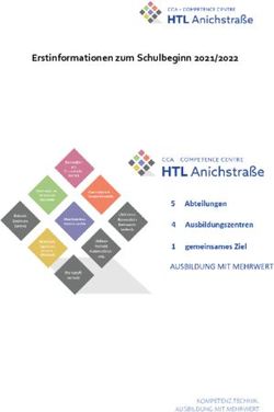 Erstinformationen zum Schulbeginn 2021/2022 - KOMPETENZ.TECHNIK. AUSBILDUNG MIT MEHRWERT