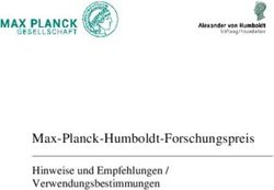 Max-Planck-Humboldt-Forschungspreis - Hinweise und Empfehlungen / Verwendungsbestimmungen