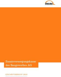 Zusatzversorgungskasse des Baugewerbes AG - GESCH&Auml;FTSBERICHT 2019 - SOKA-Bau