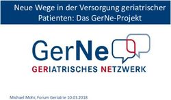 Neue Wege in der Versorgung geriatrischer Patienten: Das GerNe-Projekt - Michael Mohr, Forum Geriatrie 10.03.2018 - 20180319 Vortrag Dr. Mohr ...