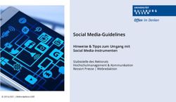 Social Media-Guidelines - Hinweise & Tipps zum Umgang mit Social Media-Instrumenten - Uni-DUE