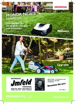HONDA NEWS Fr&uuml;hling 2021 GARTENGER&Auml;TE UND VIELES MEHR ... F&Uuml;R ALLE IHRE BED&Uuml;RFNISSE - Imfeld Forstartikel und Motorger&auml;te