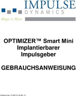 GEBRAUCHSANWEISUNG OPTIMIZER Smart Mini Implantierbarer Impulsgeber