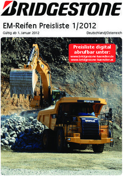 EM-Reifen Preisliste 1/2012 - Preisliste digital abrufbar unter