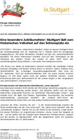 Eine besondere Jubiläumsfeier: Stuttgart lädt zum Historischen Volksfest auf den Schlossplatz ein