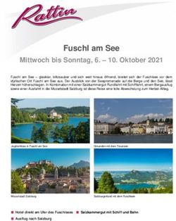 Fuschl am See Mittwoch bis Sonntag, 6 - 10. Oktober 2021 - Rattin AG
