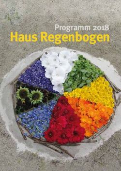 Haus Regenbogen Programm 2018 - im Haus Regenbogen