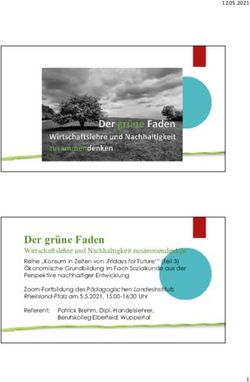 Der grüne Faden - VWL-Nachhaltig