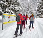 Ein Fass im Schnee - Berggasthaus Alpenblick