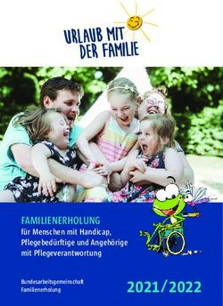 FAMILIENERHOLUNG f&uuml;r Menschen mit Handicap, Pflegebed&uuml;rftige und Angeh&ouml;rige mit Pflegeverantwortung - Bundesarbeitsgemeinschaft ...
