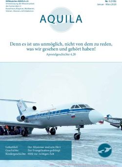 Denn es ist uns unm&ouml;glich, nicht von dem zu reden, was wir gesehen und geh&ouml;rt haben!