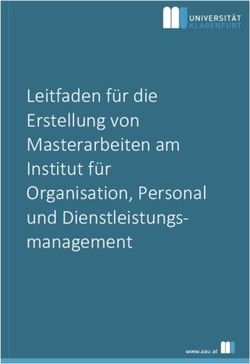 Leitfaden f&uuml;r die Erstellung von Masterarbeiten am Institut f&uuml;r Organisation, Personal und Dienstleistungs-management