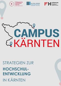 HOCHSCHUL-ENTWICKLUNG - STRATEGIEN ZUR - Pädagogische Hochschule Kärnten - Alpen-Adria ...