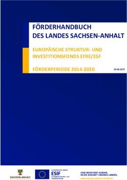 F&Ouml;RDERHANDBUCH DES LANDES SACHSEN-ANHALT - EUROP&Auml;ISCHE STRUKTUR- UND INVESTITIONSFONDS EFRE/ESF F&Ouml;RDERPERIODE 2014-2020