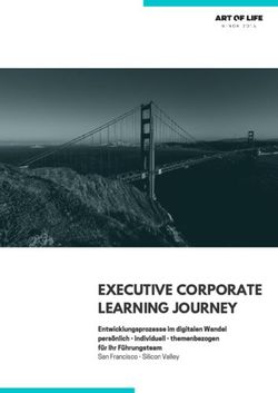 EXECUTIVE CORPORATE LEARNING JOURNEY - Art of Life