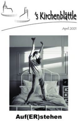 Auf(ER)stehen - April 2021 - Ev. Kirchengemeinde Gächingen/Lonsingen
