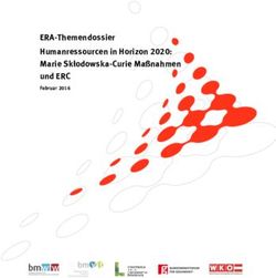 ERA-Themendossier Humanressourcen in Horizon 2020: Marie Skłodowska-Curie Ma&szlig;nahmen und ERC - FFG