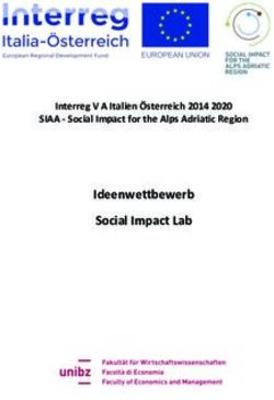 Ideenwettbewerb Social Impact Lab - Interreg V A Italien &Ouml;sterreich 2014 2020 SIAA - Social Impact for the Alps Adriatic Region - SIAA Project