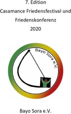 Edition Casamance Friedensfestival und Friedenskonferenz 2020 - Bayo Sora e.V.