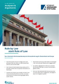 Rule by Law - Konrad-Adenauer-Stiftung