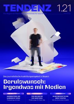 TENDENZ - Bayerische Landeszentrale f&uuml;r ...