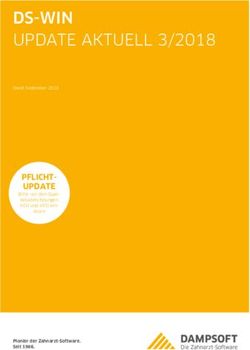 DS-WIN UPDATE AKTUELL 3/2018 - PFLICHT-UPDATE - Dampsoft