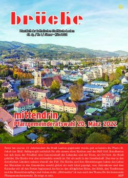 Mittendrin Pfarrgemeinderatswahl 20. M&auml;rz 2022 F - Pfarrei Deutschland