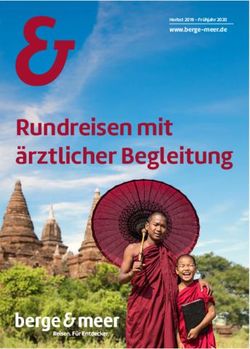 Rundreisen mit &auml;rztlicher Begleitung - www.berge-meer.de Herbst 2019 - Fr&uuml;hjahr 2020