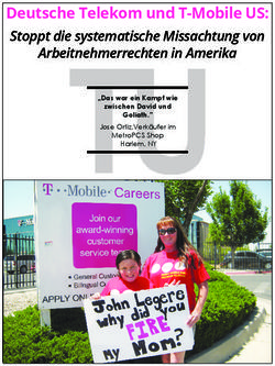 Deutsche Telekom und T-Mobile US: Stoppt die systematische Missachtung von Arbeitnehmerrechten in Amerika
