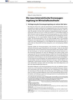 Die neue &ouml;sterreichische Kronzeugen-regelung im Wirtschaftsstrafrecht