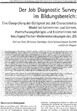 Der Job Diagnostic Survey im Bildungsbereich