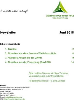Inhaltsverzeichnis 1. Termine 2. Aktuelles aus dem Zentrum Wald-Forst-Holz 3. Aktuelles Au&szlig;erhalb des ZWFH