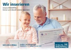 Wir inserieren Unsere RHEINPFALZ. Immer und &uuml;berall bestens informiert - Familien- und Privatanzeigen Preisliste Nr. 19 G&uuml;ltig ab Januar 2021 ...