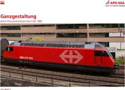 Ganzgestaltung einer Personenlokomotive der SBB