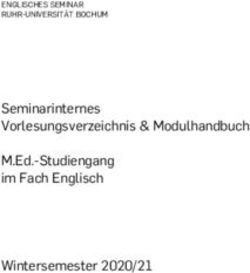 Seminarinternes Vorlesungsverzeichnis & Modulhandbuch M.Ed.-Studiengang im Fach Englisch Wintersemester 2020/21 - ENGLISCHES SEMINAR ...