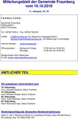 Mitteilungsblatt der Gemeinde Fraunberg vom 19.10.2018