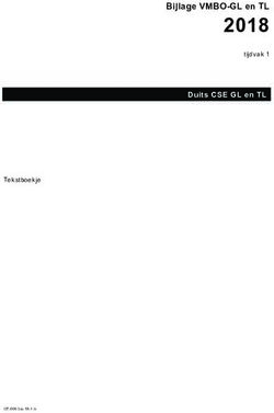 2018 Bijlage VMBO-GL en TL - Duits CSE GL en TL