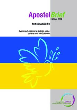 ApostelBrief Fr&uuml;hjahr 2022 - Hoffnung auf Frieden - Evangelische Apostel-Kirchengemeinde ...