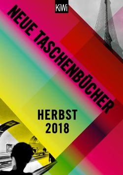HERBST 2018 - E TA - Kiepenheuer & Witsch