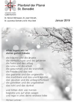 Pfarrbrief der Pfarrei St. Benedikt - Katholische Pfarrgemeinde St ...