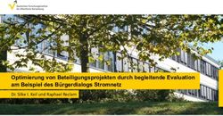 Optimierung von Beteiligungsprojekten durch begleitende Evaluation am Beispiel des Bürgerdialogs Stromnetz - Dr. Silke I. Keil und Raphael Reclam