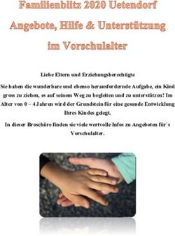 Liebe Eltern und Erziehungsberechtigte Sie haben die wunderbare und ebenso herausfordernde Aufgabe, ein Kind gross zu ziehen, es auf seinem Weg zu ...
