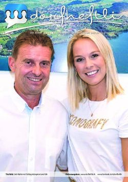 Die kleine Zeitung f&uuml;r Meisterschwanden-Tennwil und die Region 09/ 2019 - Dorfheftli