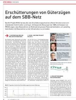 Ersch&uuml;tterungen von G&uuml;terz&uuml;gen auf dem SBB-Netz