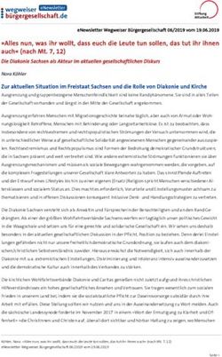 "Alles nun, was ihr wollt, dass euch die Leute tun sollen, das tut ihr ihnen auch" (nach Mt. 7, 12) - Wegweiser B&uuml;rgergesellschaft