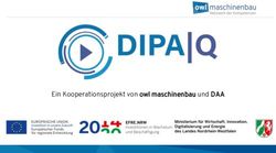 Ein Kooperationsprojekt von owl maschinenbau und DAA - OWL MASCHINENBAU e.V.