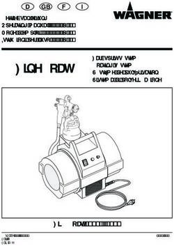 FineCoat GB Betriebsanleitung Operating manual . p. 14 Mode d'emploi . p. 26 Istruzioni per l'uso . p. 38 - Wagner Group